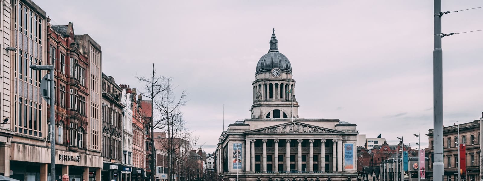 The domed Council House in the Old Market Square, Nottingham